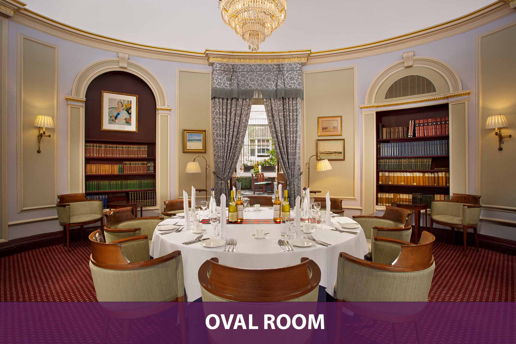 Oval Room_round table dining